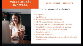 Teendők vállalkozás indítása előtt - cseklista