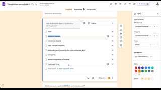 Órákat értékelő kérdőív bemutatása