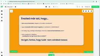 Feliratkozó oldal (landing page) készítése MailerLite-tal