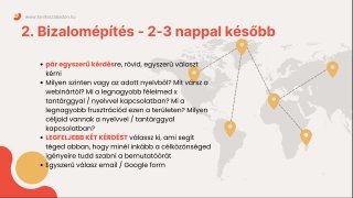 3. Bizalomépítő emailek a bemutatóóra előtt