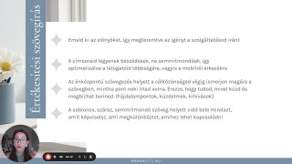 4. Konverzió optimalizált weboldalak létfontosságú elemei